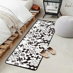 기하학 격자 카펫 주방 욕실 미끄럼 방지 매트, 40x60cm, 40x120cm, 50x80cm, 50x160cm, 40x60cm + 40x120cm, 50x80cm + 50x160cm