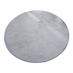 KSolid 원형 카펫 부드러운 플리스 매트 미끄럼 방지 지역 러그 어린이 침실 문 매트, 지름: 80cm, 지름: 100cm, 지름: 120cm