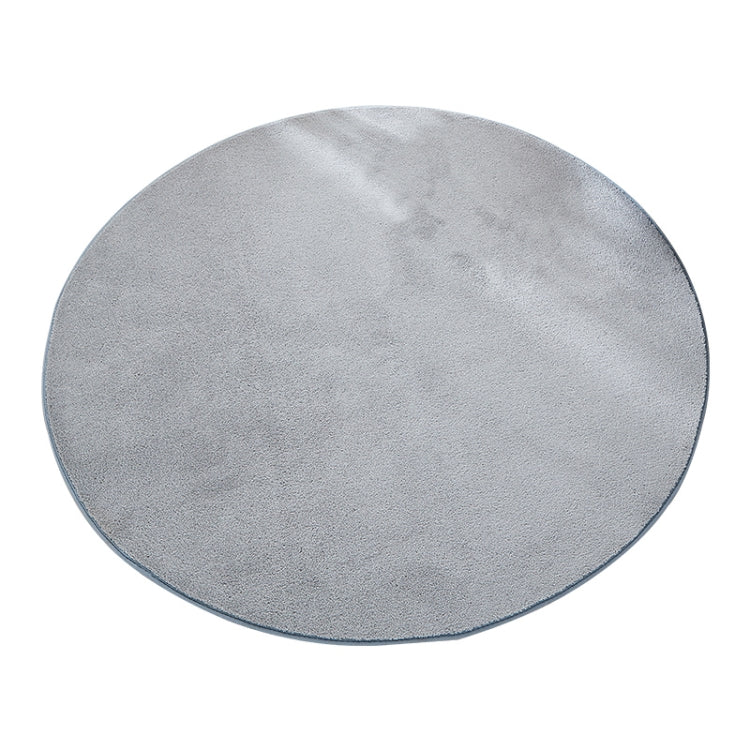 KSolid 원형 카펫 부드러운 플리스 매트 미끄럼 방지 지역 러그 어린이 침실 문 매트, 지름: 80cm, 지름: 100cm, 지름: 120cm