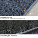 KSolid 원형 카펫 부드러운 플리스 매트 미끄럼 방지 지역 러그 어린이 침실 문 매트, 지름: 80cm, 지름: 100cm, 지름: 120cm