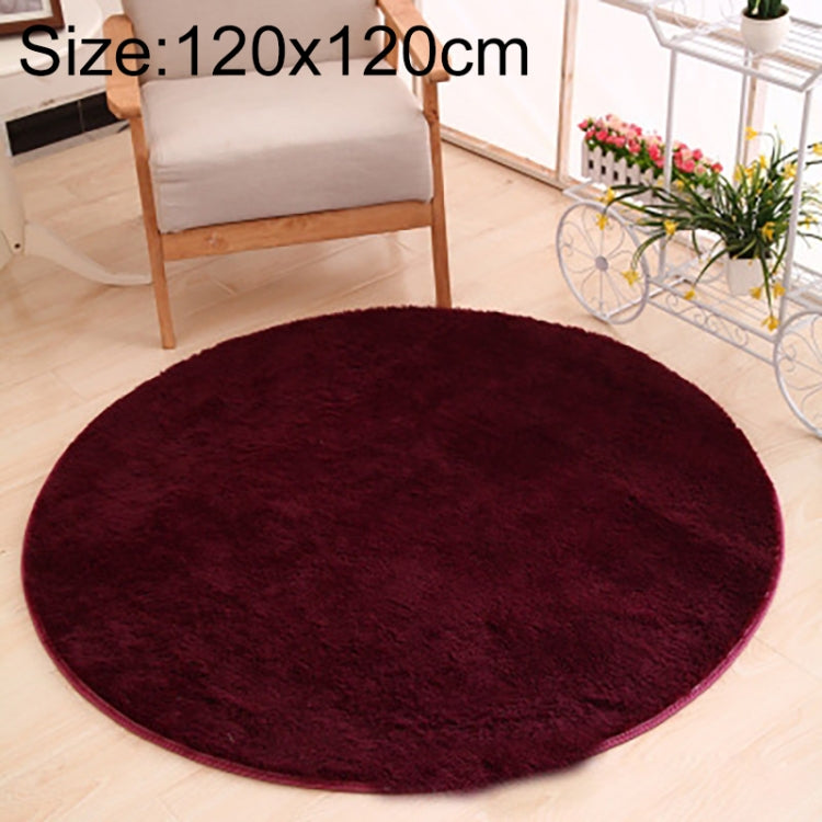 KSolid 원형 카펫 부드러운 플리스 매트 미끄럼 방지 지역 러그 어린이 침실 문 매트, 지름: 80cm, 지름: 100cm, 지름: 120cm
