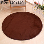 KSolid 원형 카펫 부드러운 플리스 매트 미끄럼 방지 러그 아이 방 침실 문 매트, 지름: 140cm, 지름: 160cm