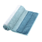 Stripe Indoor Anti-slip Bathroom Kitchen Floor Mat Microfiber Rug Carpet, 46x71cm, 51x81.5cm