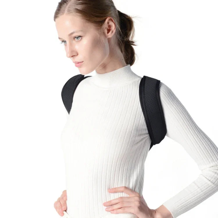 Invisible Humpback Adjustable Breathable Back Correction Strap, With Shoulder Strap One Size