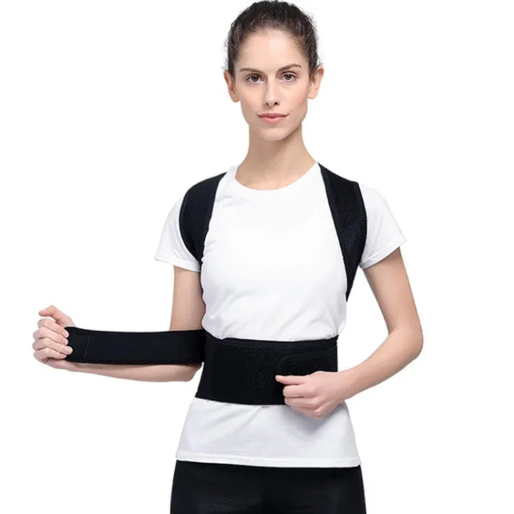 척추 후만증 교정 벨트 척추 등 고정 벨트 교정 의류, XS, S, M, L, XL, XXL