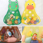 아기 샤워 장난감 수납 정리함 어린이 장난감 수납 메쉬 세트 욕실용, 토끼, 개구리, 오리, 곰