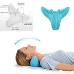 지압 마사지 베개 C-Rest 목 경추 어깨 근육 이완 고밀도 메모리 폼 베개 도구, C-Rest