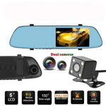 Anytek T22 자동차 카메라 5인치 IPS 터치 스크린 듀얼 렌즈 FHD 1080P 자동차 DVR 카메라, T22
