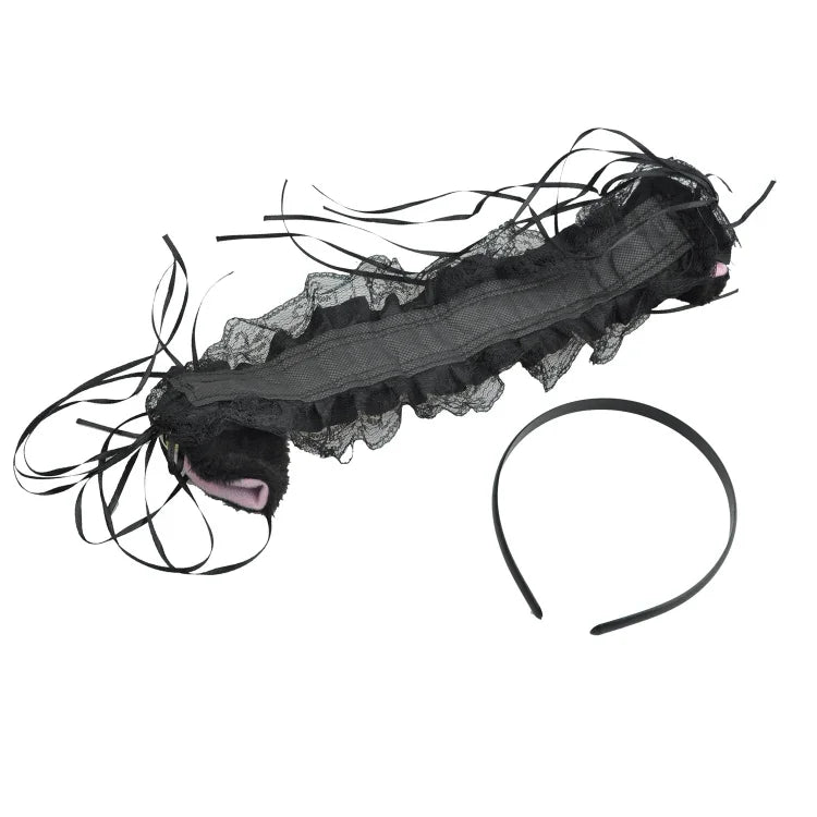Cute Lace Cat Ears Headband Women Hair Accessory