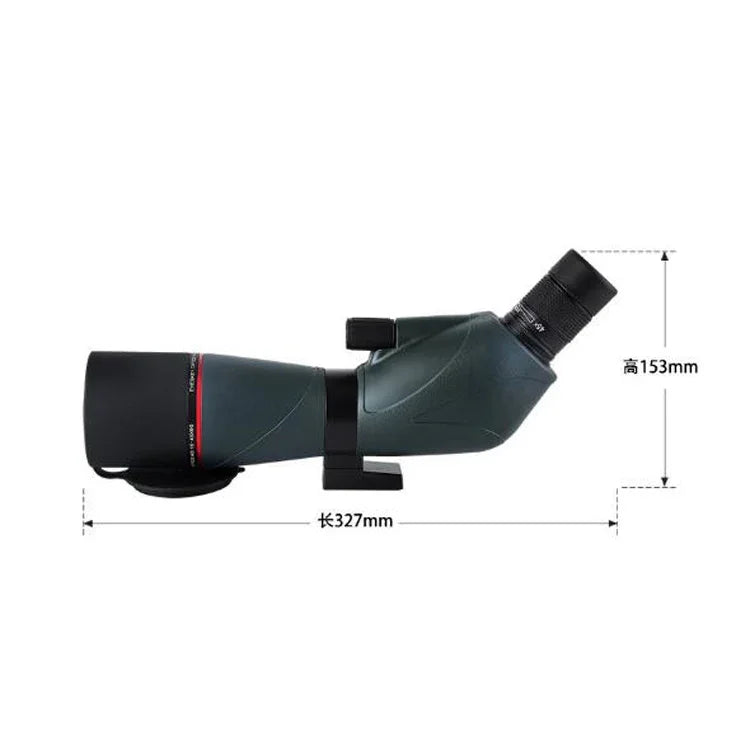 15-45X60 줌 단안 망원경 고화질 단안경 쌍안경 야외 조류 관찰용 타겟 안경, 15-45X60 그린, 15-45X60 블랙