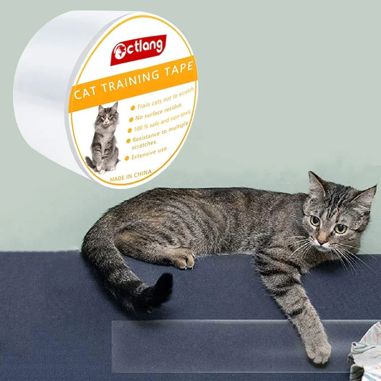Ctlang B25112 반려동물 소파 보호 테이프 고양이 긁힘 방지 보호 필름, 폭 2.5인치, 폭 4인치, 폭 8인치, 폭 17.7인치