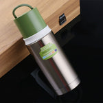 휴대용 자동차 학생 어린이 비즈니스 차 보온 냉 스테인리스 진공 플라스크, 300-400ml