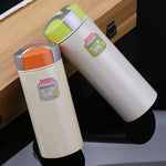 Jiadabao 학생 어린이 휴대용 스테인리스 이중 보온 컵, 300mL 무작위 색상 배송, 230ml 무작위 색상 배송