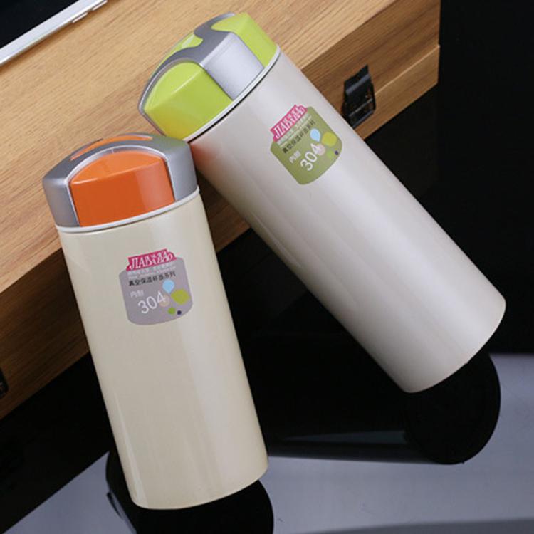 Jiadabao 학생 어린이 휴대용 스테인리스 이중 보온 컵, 300mL 무작위 색상 배송, 230ml 무작위 색상 배송