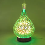 STB-XB10 3D 불꽃 7색 LED 야간 조명 공기 가습기 아로마 에센셜 오일 디퓨저 미스트 메이커, 미국 플러그, EU 플러그, 영국 플러그, 호주 플러그