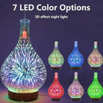 STB-XB10 3D 불꽃 7색 LED 야간 조명 공기 가습기 아로마 에센셜 오일 디퓨저 미스트 메이커, 미국 플러그, EU 플러그, 영국 플러그, 호주 플러그