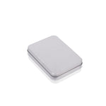 Rectangular Metal Storage Box Tinplate Business Card Storage Box, 11.5x8.5x2.2cm