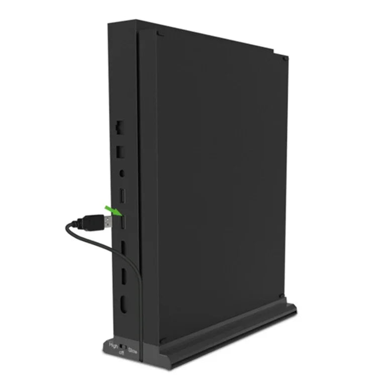 DOBE TYX-1768 방열 수직 스탠드 베이스 쿨링 도크 쿨링 팬 브래킷 Xbox One X 게임 콘솔용, TYX-1768