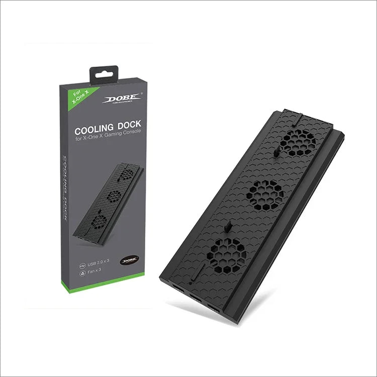DOBE TYX-1768 방열 수직 스탠드 베이스 쿨링 도크 쿨링 팬 브래킷 Xbox One X 게임 콘솔용, TYX-1768