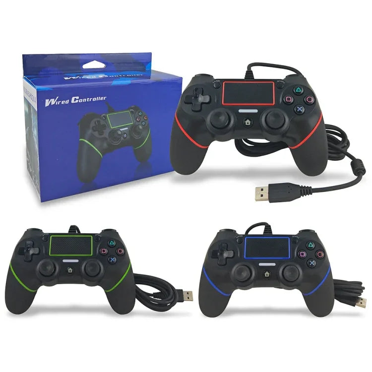 PS4 핸들 유선 케이블 게임 컨트롤러용