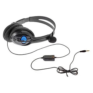양쪽 대형 헤드폰 PS4 본체 인터넷 음성 채팅 헤드셋 PS4용, 대형 헤드폰