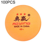 ROYING 10개 전문 ABS 탁구 연습공, 직경: 40mm, 흰색 3성, 주황색 3성