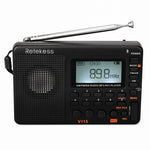 Retekess V-115 전파 전대역 라디오 FM AM 휴대용 MP3 플레이어, V-115