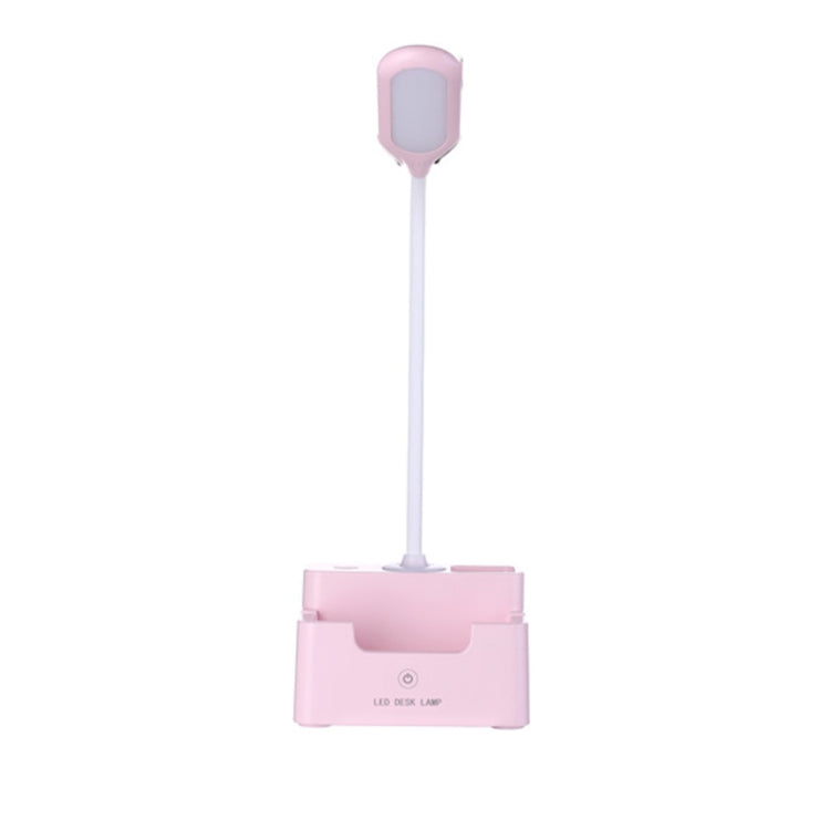 학생용 USB 충전 침실 터치 LED 눈 보호 다기능 창의적 데스크 램프, 팬 포함, 팬 미포함