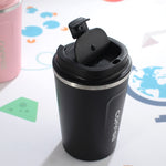 스마트 버전 이중 스테인리스 스틸 304 커피 머그 자동차 보온 머그 여행용 보온 컵, 380ml 화이트, 380ml 블랙, 380ml 그린, 380ml 블루, 380ml 핑크, 510ml 화이트, 510ml 블랙, 510ml 그린, 510ml 블루, 510ml 핑크