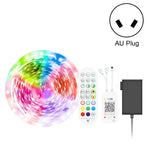 블루투스 수트 스마트 음악 사운드 제어 조명 스트립 비방수 5050 RGB 다채로운 분위기 LED 조명 스트립 24키 리모컨 포함, 5M 150개 LED, 5M 300개 LED, 10M 300개 LED, 10M 600개 LED, 15M 450개 LED, 15M 270개 LED, 20M 360개 LED, 30M 540개 LED