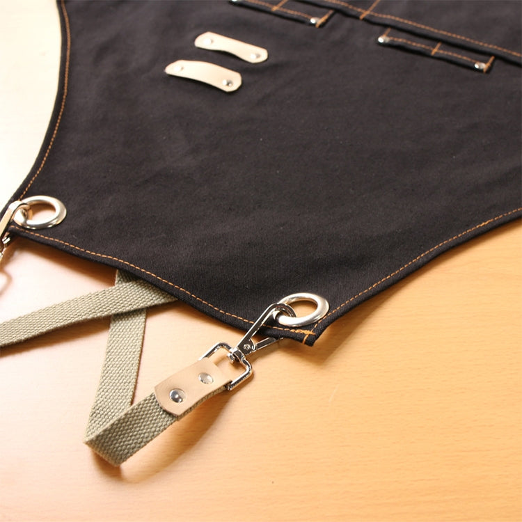 바리스타 미용사 앞치마 플로리스트 레스토랑 바 작업복, 원사이즈