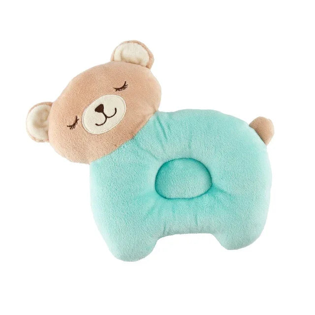 아기 만화 면 머리 보호 베개 통기성 세탁 가능 물림 방지 머리 받침대