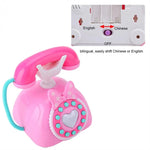 어린이 시뮬레이션 복고풍 전화기 조명 음악 만화 조기 교육 퍼즐 뮤지컬 장난감