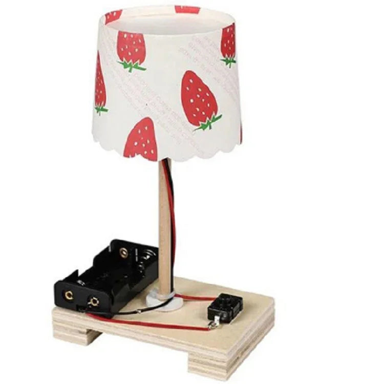 Creative DIY Small Table Lamp Technology Small Production Primary School Students Manual Materials Science Experiment, DIY Small Table Lamp