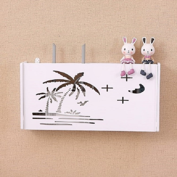 소켓 라우터 보관함 셋톱박스 장식 TV 캐비닛 거실 접속함, 40.5x20.5x9.5cm, 52x25x9.5cm