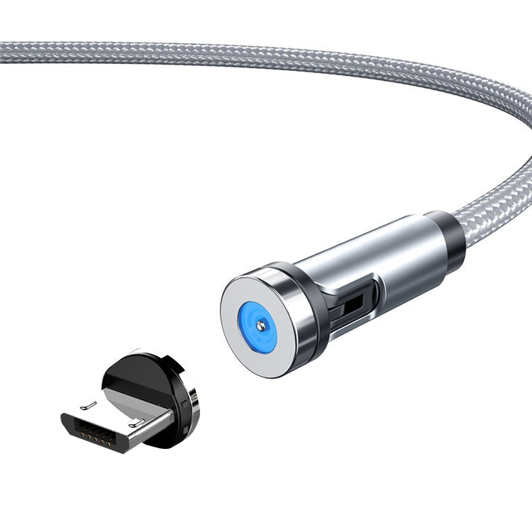 CC56 먼지 플러그 회전식 자석 케이블, 케이블 길이: 2m, 2m 안드로이드 헤드, 2m 마이크로 USB, 2m 타입-C 헤드, 2m 8핀 헤드, 2m 라인+세 헤드, 2m + 8핀 + 타입-C/USB-C + 마이크로 USB, 2m 라인
