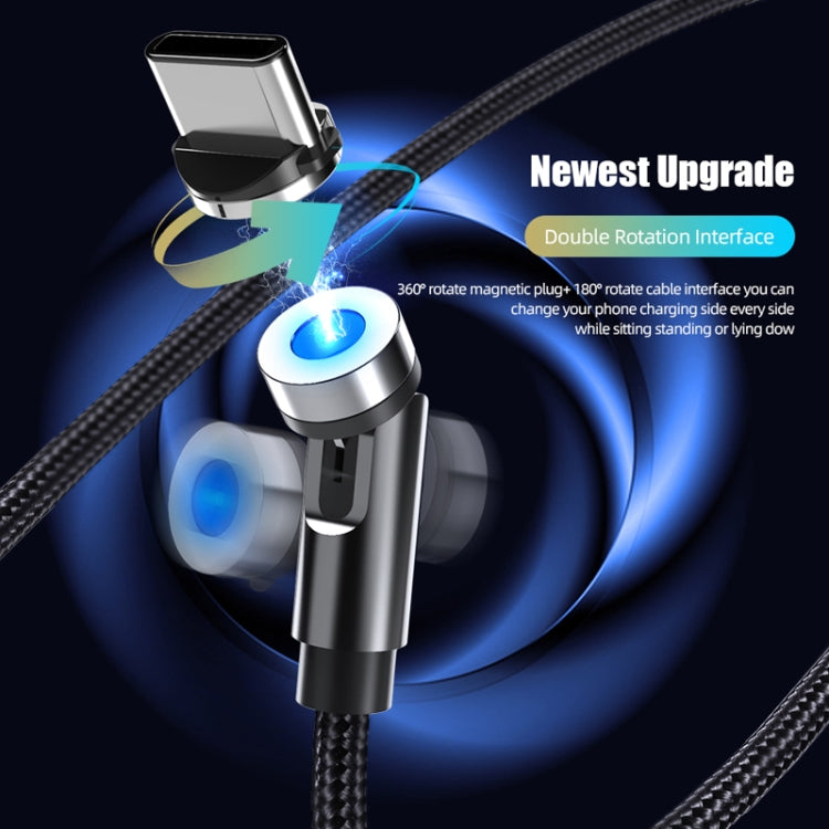 CC56 먼지 플러그 회전식 자석 케이블, 케이블 길이: 2m, 2m 안드로이드 헤드, 2m 마이크로 USB, 2m 타입-C 헤드, 2m 8핀 헤드, 2m 라인+세 헤드, 2m + 8핀 + 타입-C/USB-C + 마이크로 USB, 2m 라인