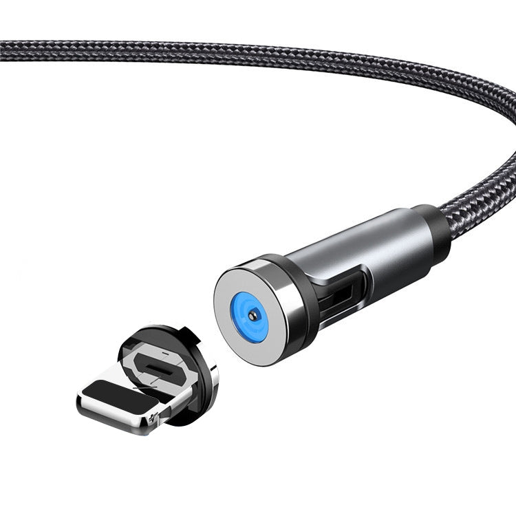 CC56 먼지 플러그 회전식 자석 케이블, 케이블 길이: 2m, 2m 안드로이드 헤드, 2m 마이크로 USB, 2m 타입-C 헤드, 2m 8핀 헤드, 2m 라인+세 헤드, 2m + 8핀 + 타입-C/USB-C + 마이크로 USB, 2m 라인