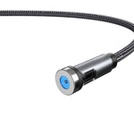 CC56 먼지 플러그 회전식 자석 케이블, 케이블 길이: 2m, 2m 안드로이드 헤드, 2m 마이크로 USB, 2m 타입-C 헤드, 2m 8핀 헤드, 2m 라인+세 헤드, 2m + 8핀 + 타입-C/USB-C + 마이크로 USB, 2m 라인