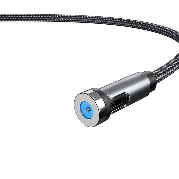 CC56 먼지 플러그 회전식 자석 케이블, 케이블 길이: 2m, 2m 안드로이드 헤드, 2m 마이크로 USB, 2m 타입-C 헤드, 2m 8핀 헤드, 2m 라인+세 헤드, 2m + 8핀 + 타입-C/USB-C + 마이크로 USB, 2m 라인