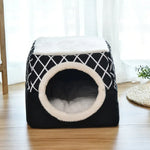 고양이 둥지 캡슐 사계절 범용 폐쇄형 고양이 침대, L, XL
