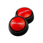 3개 세트 파티 지식 퀴즈 게임 전자 스퀴즈 사운드 박스 답변 장난감, 빨간색 빛나는 BULLSHIT, 웃고 울기
