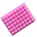 별 모양 영어 알파벳 실리콘 초콜릿 몰드 DIY 아이스 수제 비누 몰드, 별 모양 영어 알파벳