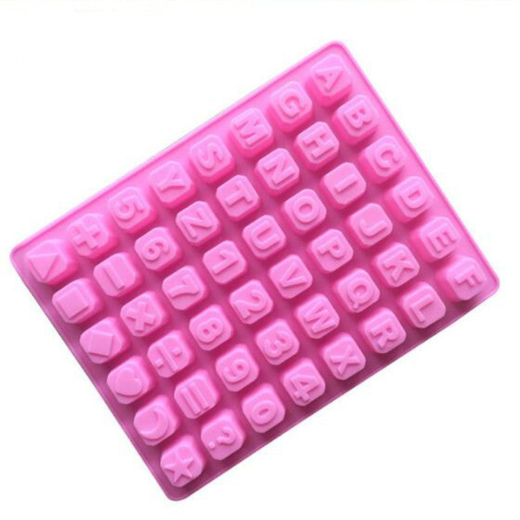 별 모양 영어 알파벳 실리콘 초콜릿 몰드 DIY 아이스 수제 비누 몰드, 별 모양 영어 알파벳