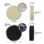 19 in 1 가정용 나일론 육각 전기 드릴 브러시 패드 스크러빙 샌딩 디스크 패드 키트, 19 in 1