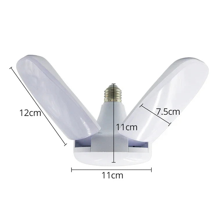 60W 5잎 235 LEDs SMD 2835 접이식 가정용 전구, AC 120-265V, E27 차가운 백색, B22 차가운 백색