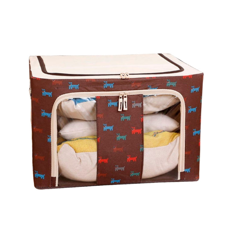 접이식 수납함 부직포 지퍼 포함 방습 옷 수납함, 44L 50x40x22cm, 55L 50x40x28cm, 66L 50x40x33cm, 80L 60x40x32cm, 100L 60x42x40cm, 125L 70x42x40cm