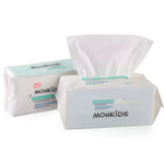 MONKIDS KS037 일회용 페이스 타월 순면 두꺼운 진주 클렌징 타월, 100매 진주 텍스처