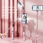 라이브 뷰티 블루투스 삼각대 셀카봉, XT06, XT06S