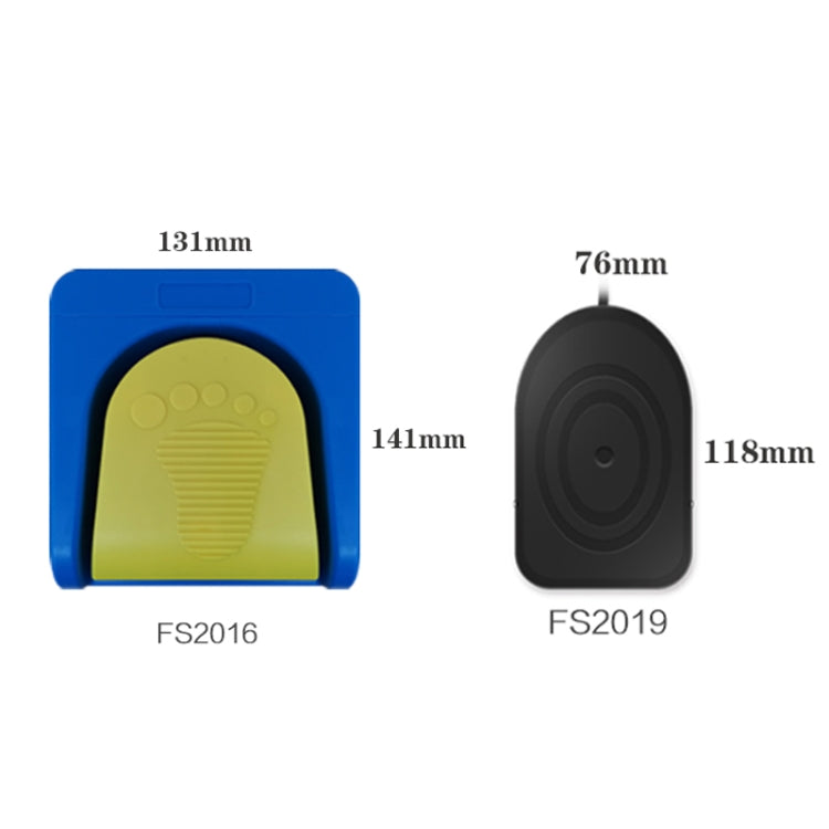 Pcsensor USB 풋 페달 컨트롤 스위치 키보드 어댑터 컴퓨터용, FS2016, FS2019